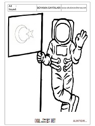 Astranot boyama sayfaları